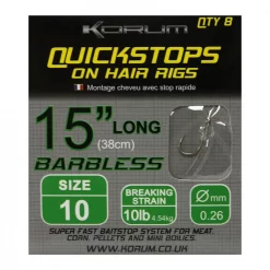 Korum Quickstop Am Haarvorfach -Korum Verkäufe korum quickstops on hair rigs 1