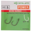 Korum Xpert Power Haken, Widerhaken 1 Korum Xpert Power Haken, Widerhaken -Korum Verkäufe korum xpert power hook mirco barbed 1