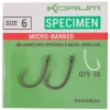 Korum Xpert Specimen Haken, Widerhaken 1 Korum Xpert Specimen Haken, Widerhaken -Korum Verkäufe korum xpert specimen hook micro barbed 2